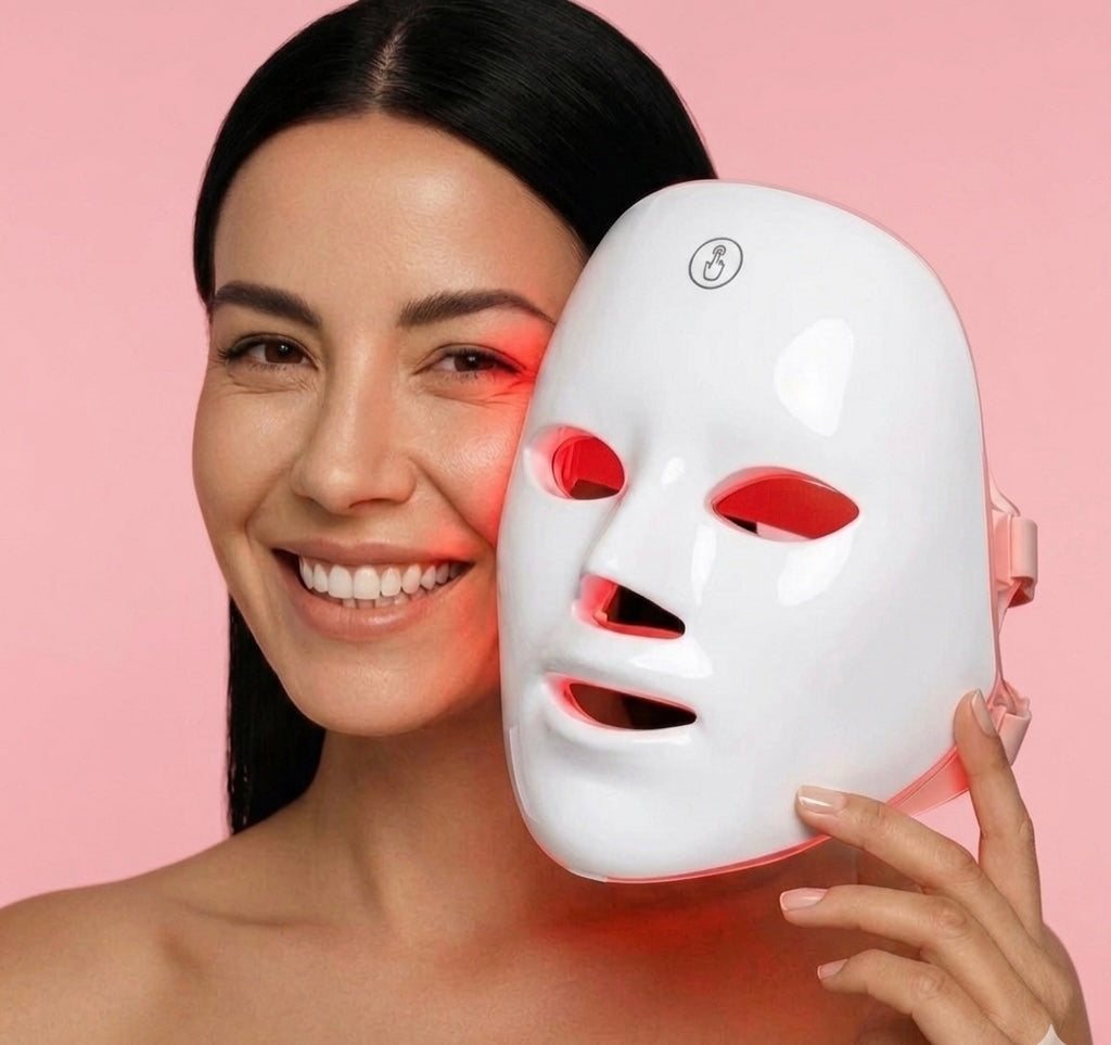 7-in-1 LED Face Mask - Light Therapy For Acne & Anti Aging